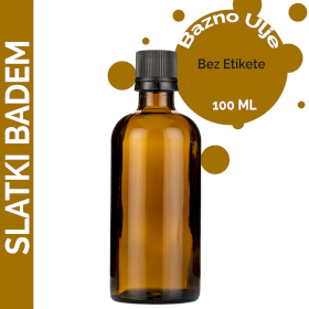 10x Ulje Slatkog Badema 100ml - Bez Etikete