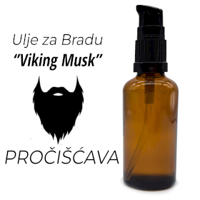 10x Neoznačeno Ulje za Bradu 50ml - Vikinški Mošus