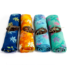 4x Bali Sarong - Tropsko Lišće (4 Različite Boje)